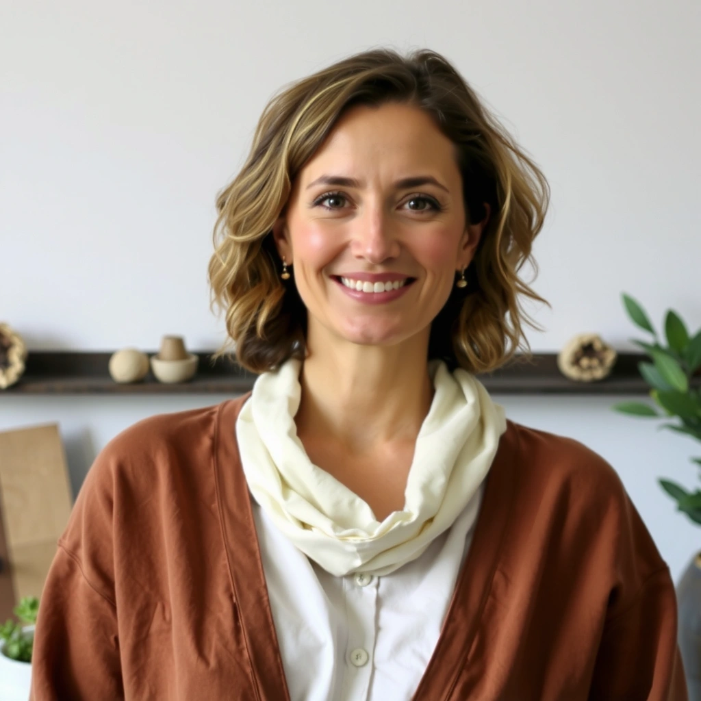 Retrato profesional de la especialista en herbolaria